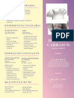 Plantilla Curriculum Cocinera