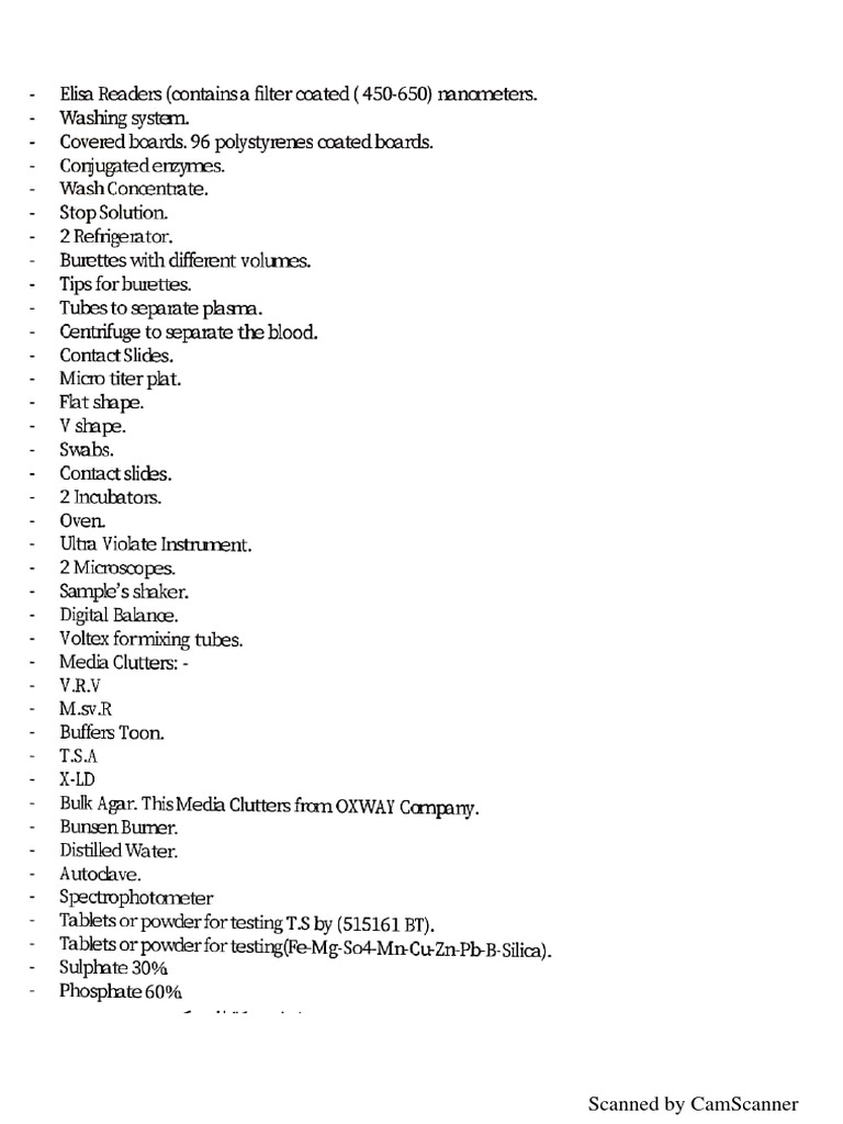 Slaughterhouse Lab. Requirments PDF
