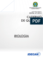 Prova CPII - Biologia (2014)