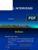 Materi Model Intervensi