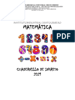 Cuadernillo Nivelatorio de Matematica 2021