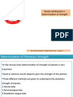 3 - Tajika Astrology Class Determination of Planetary Strength