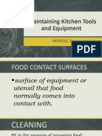 Maintaining Kitchen Tools and Equipment