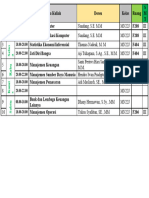 Jadwal Malam