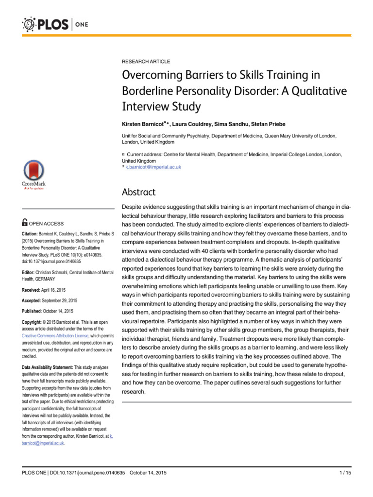 BORDERLINE PERSONALITY DISORDER TREATMENT PDF visual data 2