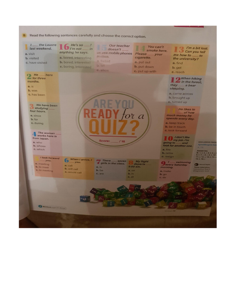 Ready for a Quiz | PDF