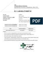 Hasil Laboratorium