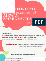 Tracheostomy and Airway Emergencies22