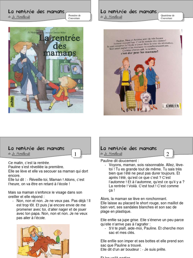 La Rentrée Des Mamans Pdf