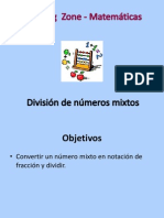 División de Números Mixtos