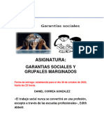 Garantías Sociales y Grupales Marginados - Cuestionario - 1