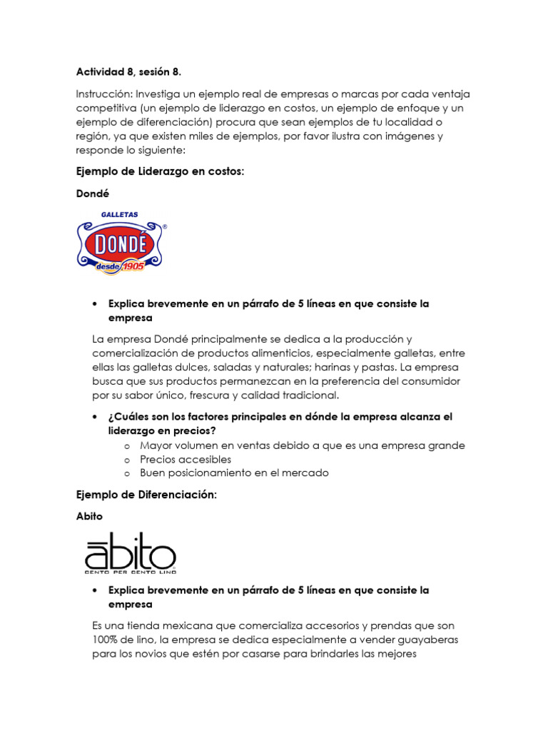 Actividad 8 | PDF | Crecimiento personal y profesional | Negocios