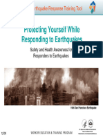 Protecting Yourself While Responding To Earthquakes: Safety and Health Awareness For Responders To Earthquakes
