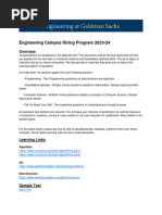 Engineering Campus Hiring Program 2023-24: Algorithm