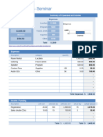 03 Event Budget Excel Template