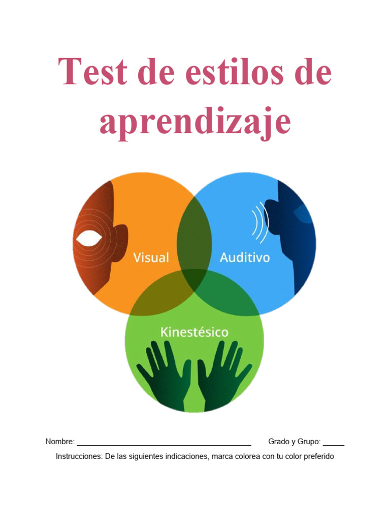 Test de Estilos de Aprendizaje | PDF