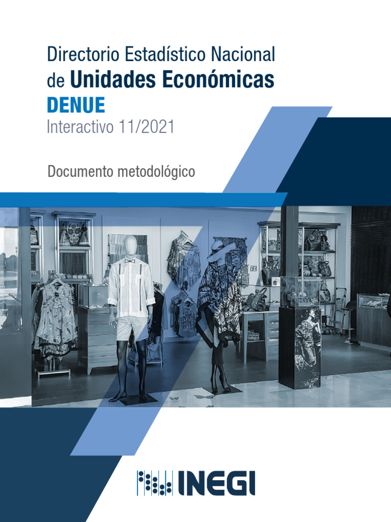 DENUE Interactivo 11 - 2021 Documento Metodológico | Descargar gratis ...