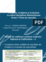 DS SS C4 Cdif - Firma de exercitiu. Admnistrarea firmei 25.10.2023