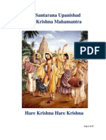 Hare Krishna Mahamantra Story: Kali Santarana Upanishad