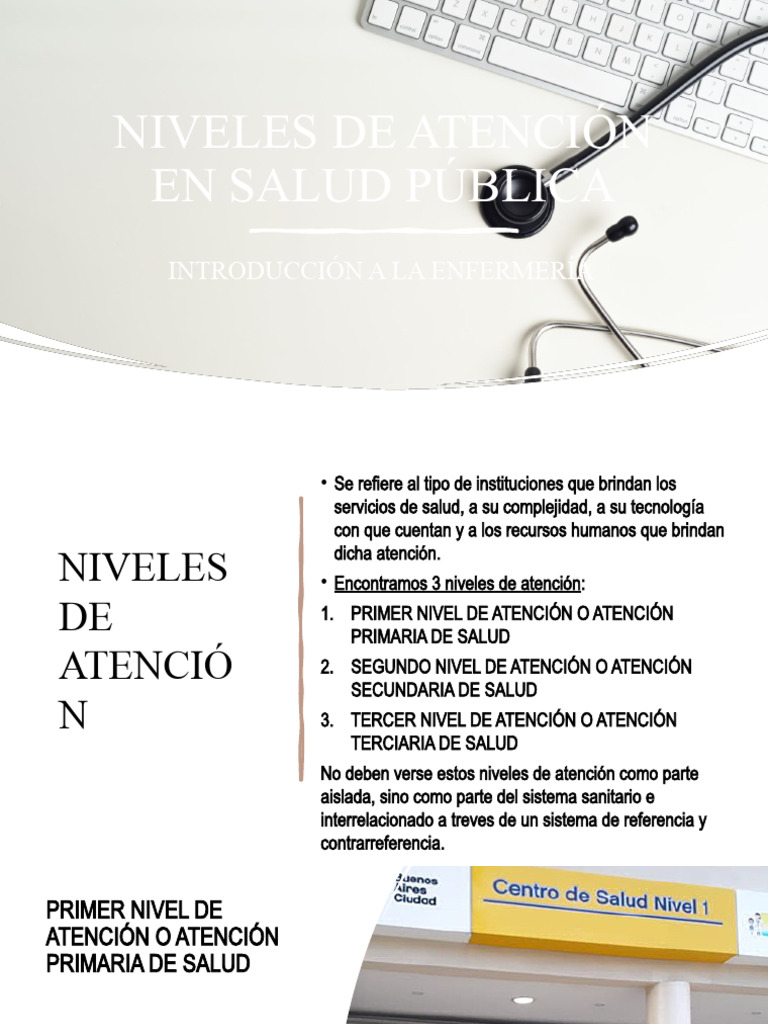Niveles de Atención en Salud Pública | PDF | Hospital | Cuidado de la salud