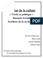 La Crise de La Culture Synthèse de La Section 4