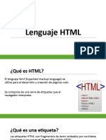 Lenguaje HTML