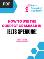 Correct Grammar in IELTS Speaking