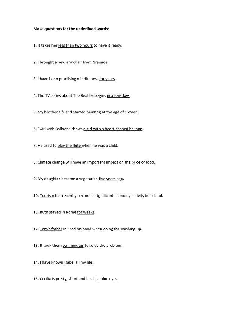 Questions | PDF