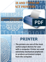 Printer and Types of Impact Printers