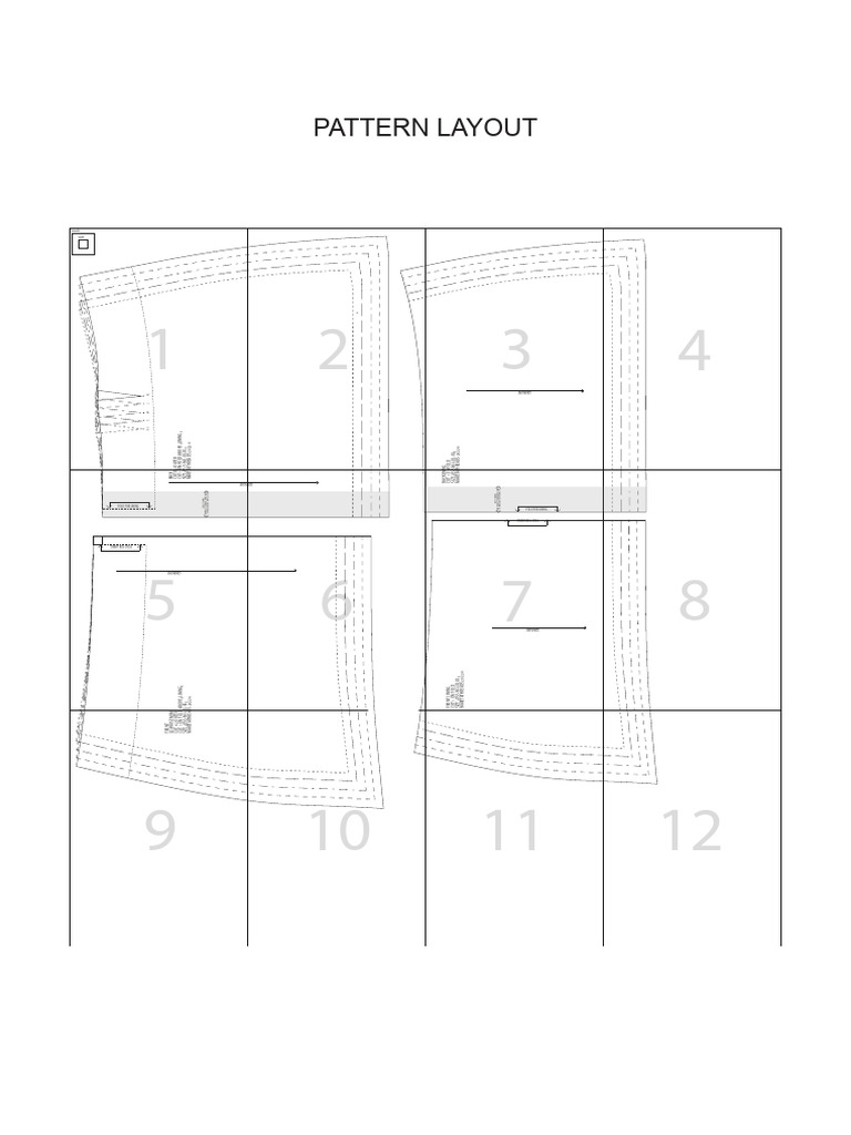 Free Low Rise Mini Skirt Pattern PDF | PDF | Clothing | Fashion