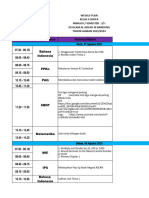 Weekly Plan 6 Shofa (Week 3)