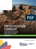 Contextualizacion Curricular para Galapagos Bachillerato