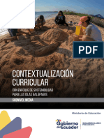 Contextualizacion Curricular para Galapagos Subnivel Media