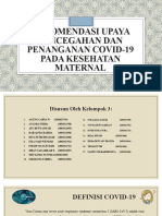 Kelompok 3 - Rekomendasi Upaya Pencegahan Dan Penanganan Covid-19 Pada Kesehatan Maternal - 4C.