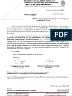 1.1. Modelo de Solicitud Para Remitir Requisitos de Inscripción Proyecto (Solo Para Escuelas Profesionales)