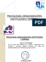 2.PSICOLOGÍA, ORGANIZACIÓN, INSTITUCIÓN Y EMPRESA - Michelle C.