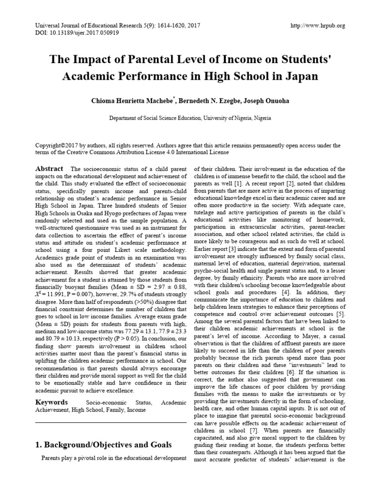 Research PDF Socioeconomic Status Poverty