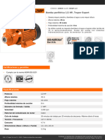 FT de Bomba Periferica de 0.5 HP