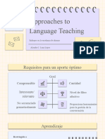 Approaces To Language Teaching
