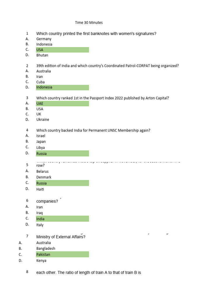 Aptitude Test Sample Questions PDF | PDF | Stratosphere | Troposphere