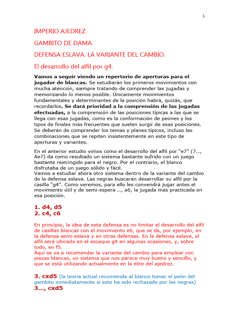 07 Defensa Eslava Var Cambio 7..., Ag4 PDF