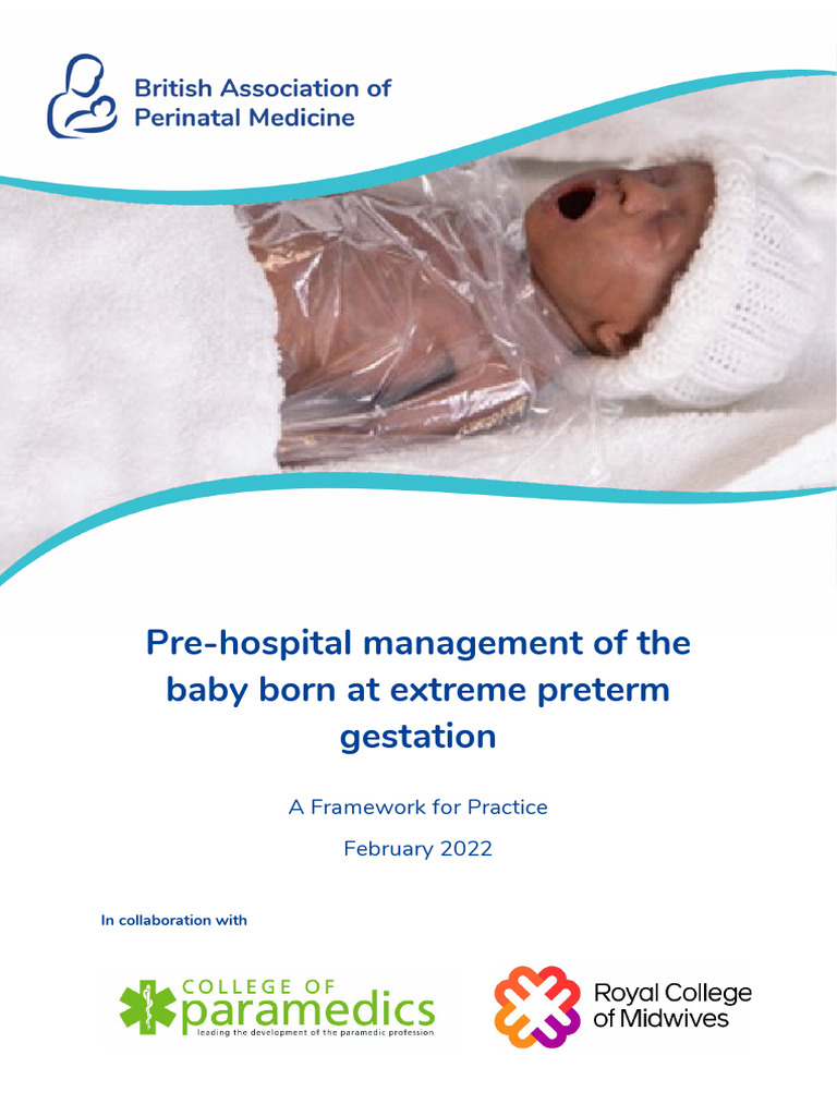 New Bapm Framework On Extreme Preterm Birth Published – AQAN