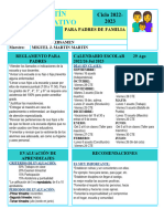 Boletìn Informativo Tamaño Carta