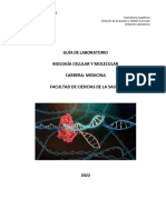 GuÃ A de Laboratorio BiologÃ A Celular y Molecular - Plan ComÃºn - Ciencias de La Salud - 2022