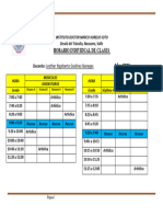 Horario Personal Transito