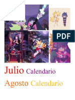 Julio Calendario