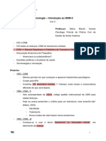 Aula 22 - Introdução Ao DSM-5 - Prof. Maíra Marchi