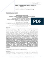 Pode A Bitcoin Facilitar o Cometimento Do Crime de Lavagem de Dinheiro