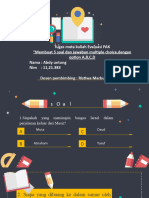 Tugas Evaluasi PAK Membuat Soal