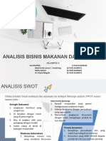 Analisis Swot Makanan Dan Minuman